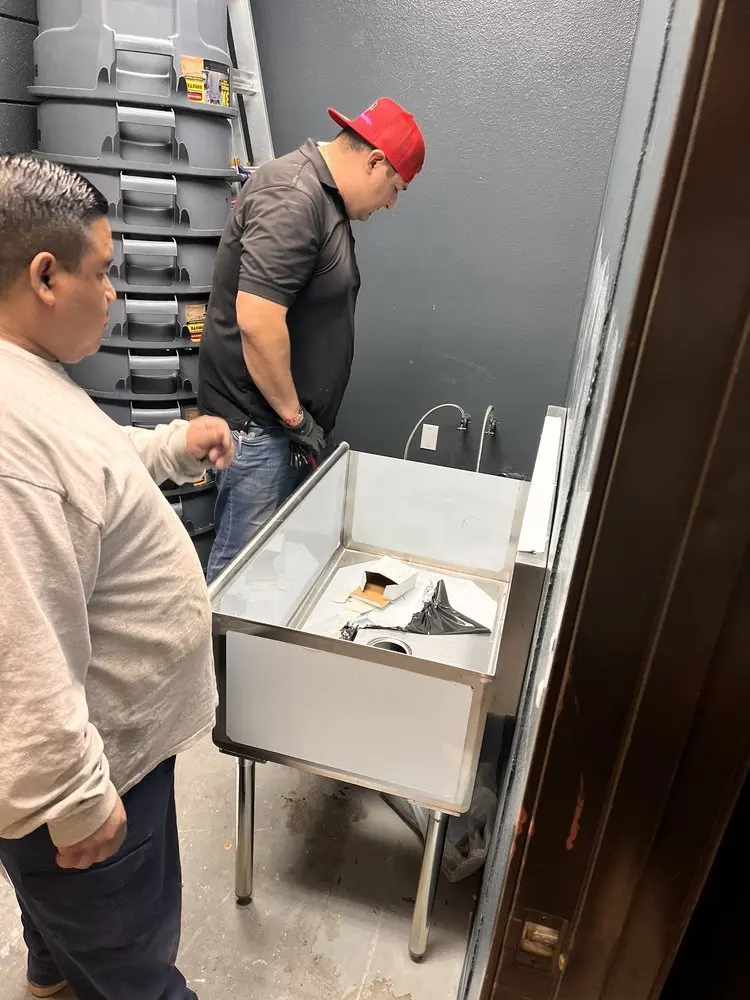 Commercial plumbing and sink installation in Berrytown